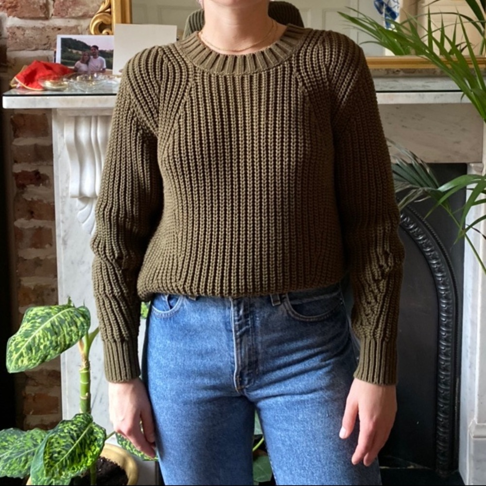 Everlane Cotton Texture Crewneck Sweater
